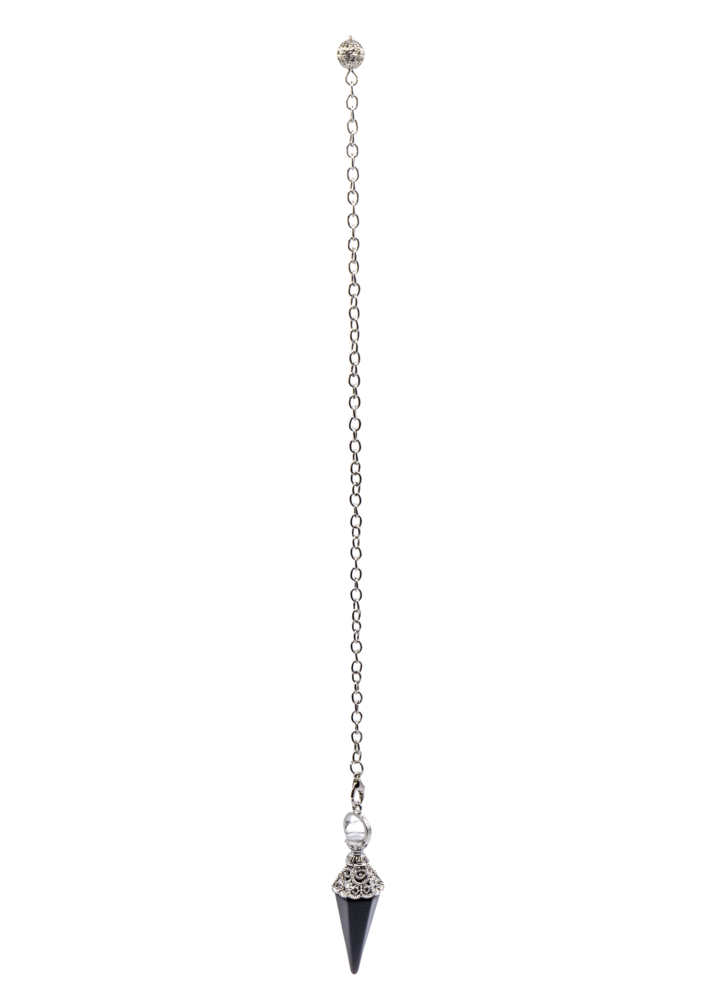 Ornate Onyx Crystal Pendulum